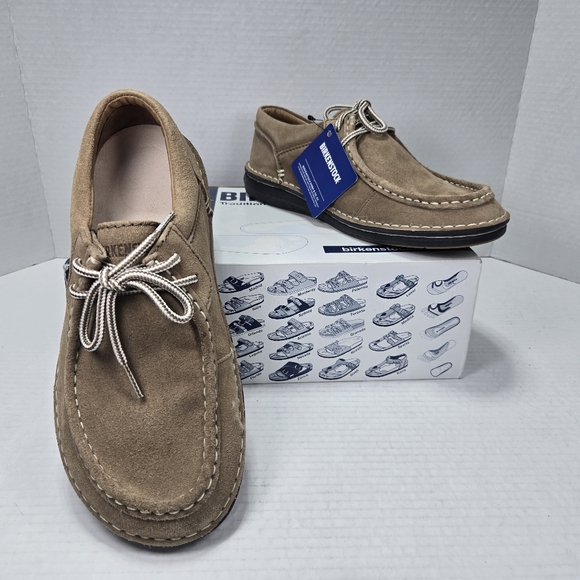 Birkenstock Other - Birkenstock Unisex Pasadena Taupe Suede Oxford Slipon Shoes EU 41 reg US W10/M8